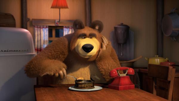 Der Bär wartet.  | Rechte: KiKA/Animaccord LTD