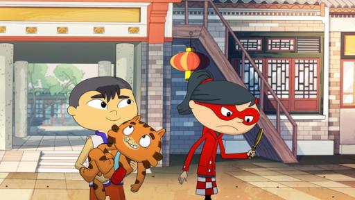 Mirette - Folge 31 | Rechte: CYBER GROUP STUDIOS - ARD/WDR- KD PRODUCTIONS TOONS&GAMES - TELEVISIÓ DE CATALUNYA, SA - 2016 Mirette und ihr Team sind auf der Spur des geheimnisvollen Drachen.