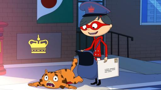 Mirette - Folge 17 | Rechte: CYBER GROUP STUDIOS - ARD/WDR- KD PRODUCTIONS TOONS&GAMES - TELEVISIÓ DE CATALUNYA, SA - 2016 Mirette und Jean Cat ermitteln undercover als Briefträger.