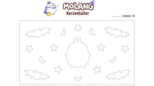 Molang Figuren zum Ausschneiden