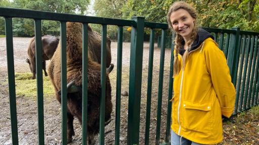 Jana, Wisent, Stall