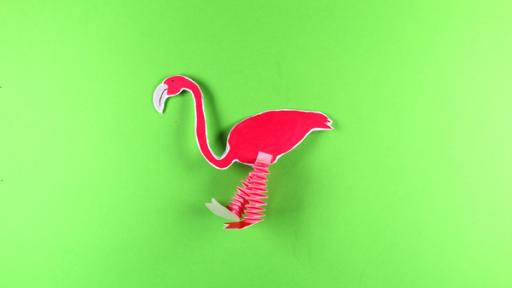 Flamingo basteln