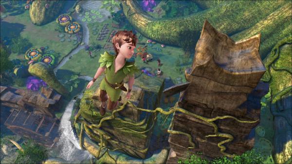 Peter Pan im Wald des Raunens auf Nimmerland. | Rechte: ZDF/method Film/DQ Entertainment