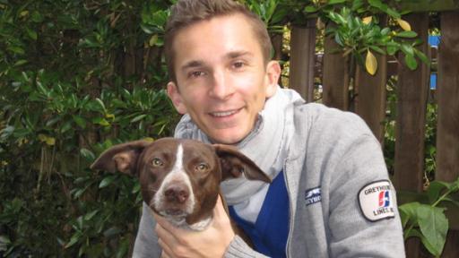 Eric mit Hund