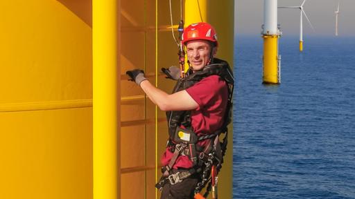 PUR+ - Offshore-Windpark - Einsatz über der Nordsee