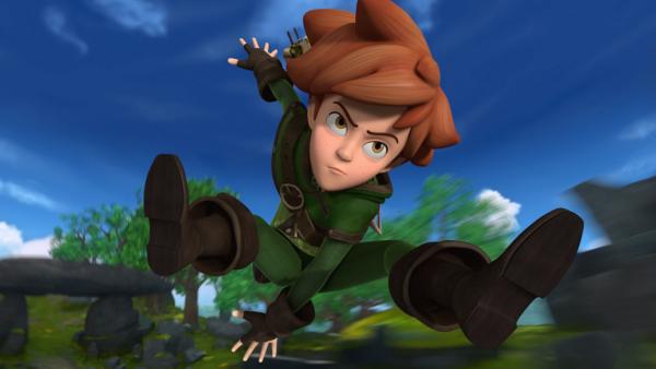 Robin Hood eilt Marian zu Hilfe. | Rechte: ZDF/Method Animation/DQ Entertainment/Fabrique d'images/ZDF Enterprises/De Agostini