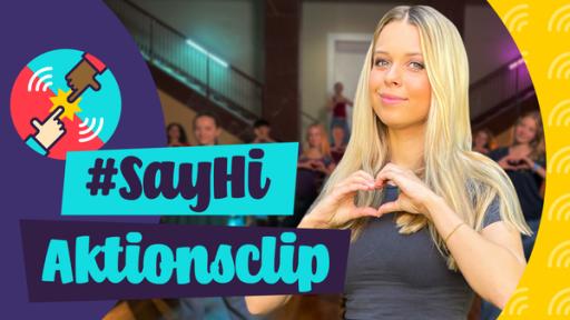 Der #SayHi-Finalclip zur Aktion 2023 | Rechte: KiKA / Antonia Hirnich / EBU