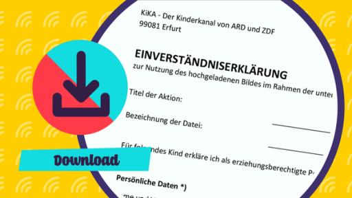 Einverständniserklärung - herunterladen und ausfüllen! | Rechte: KiKA