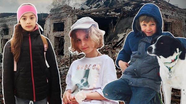 Arina, Taisiya und Luch leben in der Ukraine. Ihr Leben ist durch den Krieg schwierig und gefährlich geworden. | Rechte: Radio Bremen/Helena Brinkmann