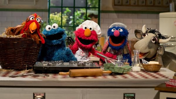 Elmo und seine Freunde haben ein Restaurant eröffnet. | Rechte: NDR