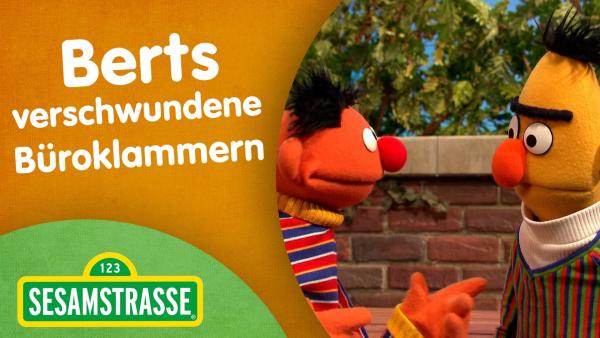 Folge 2885. Berts verschwundene Büroklammern - Thumbnail mit Ernie und Bert | Rechte: NDR