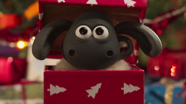 Timmy versteckt sich in einem Geschenk. | Rechte: WDR/Aardman