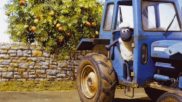 Shaun verfügt über einen ausgesprochenen „Schaf-Sinn“ und findet auch für die vertracktesten Situationen eine Lösung - auch für den kaputten Traktor?! | Rechte: WDR/Aardman Animations Ltd.