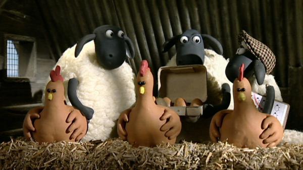 Alle Schafe kümmern sich um die Arbeiten auf der Farm und versorgen die anderen Tiere. | Rechte: WDR/Aardman Animation Ltd./BBC