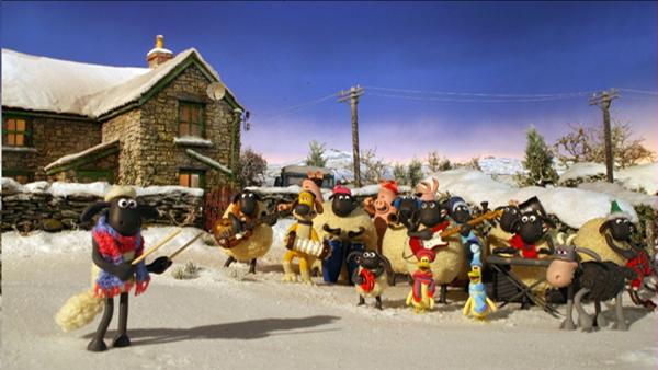 Shaun beschließt, dem Bauern ein besonderes Weihnachtsgeschenk zu machen, damit der Bauer einen unvergesslichen Weihnachtsmorgen hat. | Rechte: WDR/Aardman Animations Ltd.