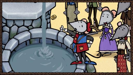 Mäuse stehen an einem Brunnen | Rechte: SWR, SWR Mäuse stehen an einem Brunnen