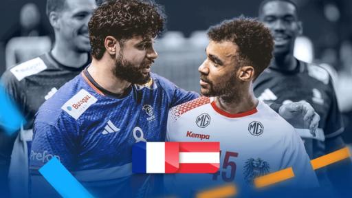 Frankreich gegen Österreich bei der Handball-WM