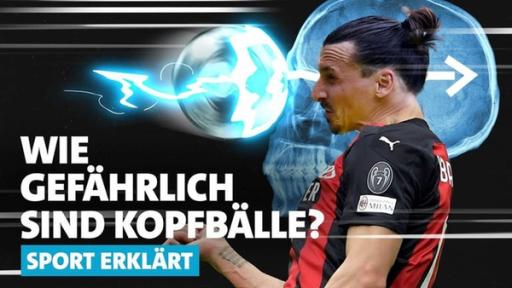 Zlatan Ibrahimović köpft einen Ball