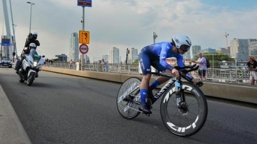 Liane Lippert in Aktion während der 3. Etappe der Tour de France Femmes