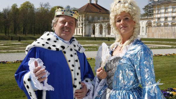 Volker träumt von einem Leben als König gemeinsam mit Königin Singa. | Rechte: KiKA/ZDF/Ilona Kolar