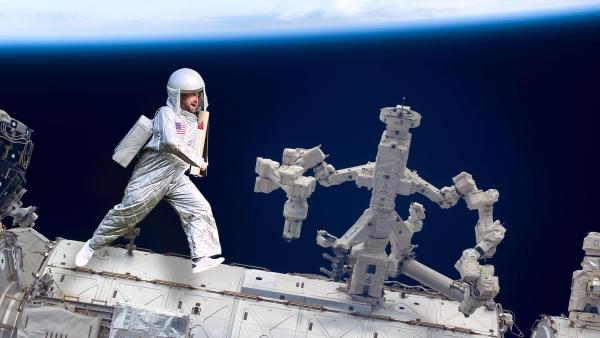 Tim als Astronaut | Rechte: KiKA/NASA