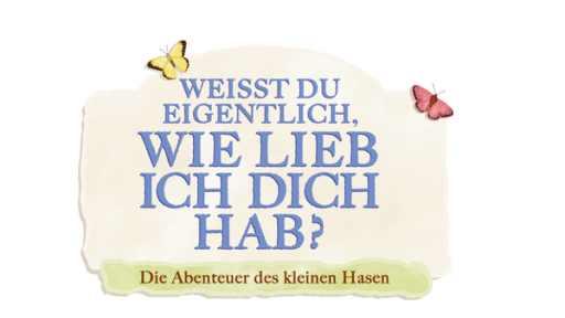 Logo: "Weißt du eigentlich, wie lieb ich dich hab?" 